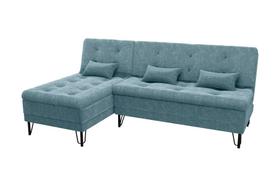 Sofá cama Com Chaise 3 lugares 2,00 mts Nice Matrix Azul