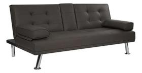Sofa Cama Console Retratil 180x100x39cm Cinza - Tokyo Cinza