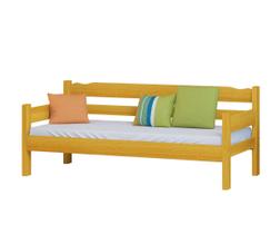 Sofa Cama de Madeira Maciça Cor Cerejeira