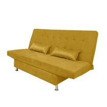 Sofa Cama Dobravel Gabriella 3 Lugares 1,82m Com 2 Almofadas