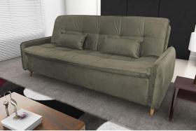 Sofá Cama Donna Suede Cappuccino B255 Sofá Cama Donna Suede Cappuccino B255