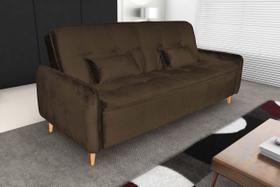 Sofá Cama Donna Turkey Marrom F444 - Matrix Sofá Cama Donna Turkey Marrom F444 - Matrix
