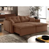 Sofa Cama e Reclinavel São Paulo 2,25m 04 Lugares Txr