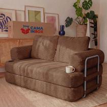 Sofá Cama Elo. 1,90m Xpand Tech Tecido Velourê Cama inBox Sofá Cama Elo. 1,90m Xpand Tech Tecido Velourê Cama inBox