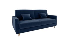 Sofá Cama Emília 2 Lugares 190cm Azul Matrix