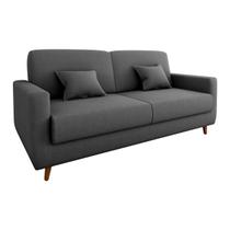 Sofá Cama Emília 2 Lugares 190cm Cinza Matrix