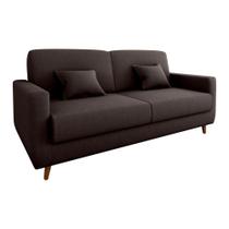 Sofá Cama Emília 2 Lugares 190cm Marrom Matrix