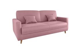 Sofá Cama Emília 2 Lugares 190cm rosa Matrix