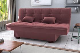 Sofá Cama Esmeralda Veludo Rose E431 - Matrix Sofá Cama Esmeralda Veludo Rose E431 - Matrix