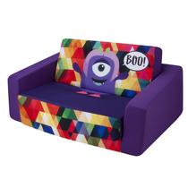 Sofá Cama Infantil ,Cadeira infantil dobravel ,Monsters Roxo