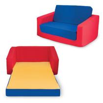 Sofá cama infantil colorido