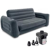 Sofá cama inflável intex 2 lugares sup até 200kg 2,03 x 2,31 x 0,66m Sofá cama inflável intex 2 lugares sup até 200kg 2,03 x 2,31 x 0,66m