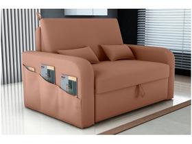 Sofá Cama Lady Day 2 Lugares Conforto Veludo Ferrugem Matrix Sala Com Baú Sofá Cama Lady Day 2 Lugares Conforto Veludo Ferrugem Matrix Sala Com Baú