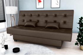 Sofá Cama Laila Corano Marrom F289 - Matrix Sofá Cama Laila Corano Marrom F289 - Matrix