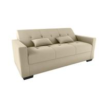 Sofá Cama Lavínia 3 Lugares 203cm Bege Matrix