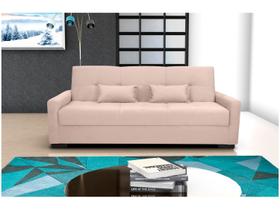 Sofá Cama Lavínia 3 Lugares 203cm Bege Matrix