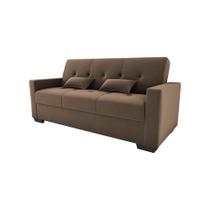 Sofá Cama Lavínia 3 Lugares 203cm Capuccino Matrix