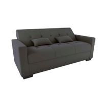 Sofá Cama Lavínia 3 Lugares 203cm Cinza Matrix