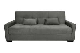 Sofá Cama Lavínia 3 Lugares 203cm Cinza Matrix