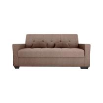 Sofá Cama Lavínia 3 Lugares 203cm Marrom Matrix