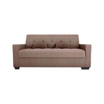 Sofá Cama Lavínia 3 Lugares Retrátil 203cm Marrom Boucle Casal Matrix Sofá Cama Lavínia 3 Lugares Retrátil 203cm Marrom Boucle Casal Matrix