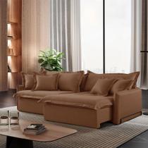 Sofá Cama Leona Retrátil e Reclinável 210 cm Braço 15 cm Meu Sofá Online Sofá Cama Leona Retrátil e Reclinável 210 cm Braço 15 cm Meu Sofá Online