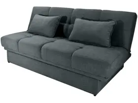 Sofá-cama Lugares Retrátil com Baú Reclinável Veludo Sany