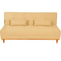 Sofá Cama Madrid 2 Lugares com Encosto Reclinável 180cm Tecido Linho Luxury Cor Bege Sofá Cama Madrid 2 Lugares com Encosto Reclinável 180cm Tecido Linho Luxury Cor Bege