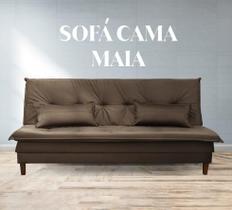 Sofá cama maia - marrom ms decor Sofá cama maia - marrom ms decor