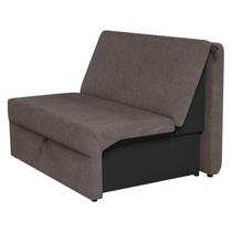 Sofá Cama Malu 2 Lugares Tecido Suede 115cm Cor Marrom