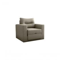 Sofá Cama Marissol 1 Lugar Suede Capuccino Sofá Cama Marissol 1 Lugar Suede Capuccino