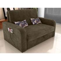 Sofá Cama Matrix Lady Day 4 Lugares Cappucino Sofá Cama Matrix Lady Day 4 Lugares Cappucino