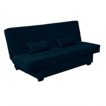 Sofá Cama Matriz 186Cm Laila 257 Azul Sofá Cama Matriz 186Cm Laila 257 Azul