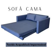 Sofá cama medida 1.63mts tec Acquablock impermeável - 4R Estofados