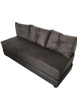 Sofá Cama Modular em Tecido Sued