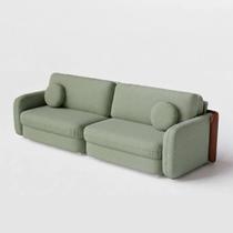 Sofá Cama New Denver Sem Caixa 2,20m em Linho Cor:Verde Claro Sofá Cama New Denver Sem Caixa 2,20m em Linho Cor:Verde Claro
