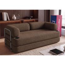 Sofá Cama Orbe. 1,90m Xpand Tech Tecido Boucle Cama inBox Sofá Cama Orbe. 1,90m Xpand Tech Tecido Boucle Cama inBox
