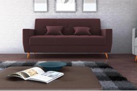 Sofá Cama Pamela Veludo Rose E431 - Matrix Sofá Cama Pamela Veludo Rose E431 - Matrix