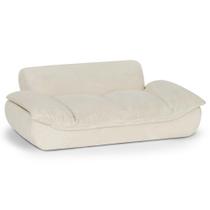 Sofá-cama para cães Lovupet PS215 para raças grandes em tecido branco