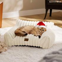 Sofá Cama para Gato Bedsure - Acolchoado com Lã de Veludo Macio Sofá Cama para Gato Bedsure - Acolchoado com Lã de Veludo Macio