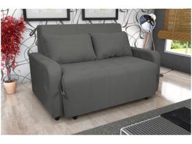 Sofá Cama Para Sala De Estar Amora New Suede - Cinza Cinza
