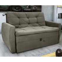 Sofá Cama para Sala de Estar Dingle Veludo Turkey Marrom Sofá Cama para Sala de Estar Dingle Veludo Turkey Marrom