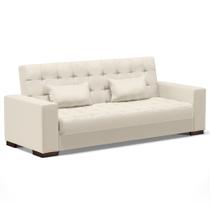 Sofá Cama para Sala de Estar Lisboa material sintético Bege - Ibiza