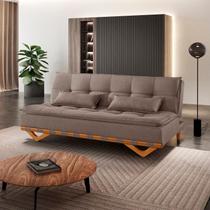 Sofa Cama para Sala de Estar Ref 42 - 2500-b Capri Marrom Claro/Avelã Sofa Cama para Sala de Estar Ref 42 - 2500-b Capri Marrom Claro/Avelã