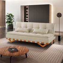 Sofá Cama para Sala de Estar Ref 42 - 2504-b Capri Bege Sofá Cama para Sala de Estar Ref 42 - 2504-b Capri Bege