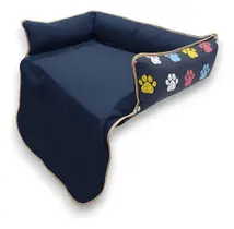 Sofá Cama Pet Querido Médio 65x37cm Confortável Lavável 12kg