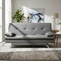 Sofá Cama Pop Reclinável Com Almofadas