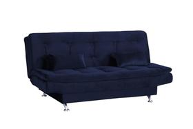 Sofá Cama Reclinável 2 Lugares 190cm Salomé Azul Matrix