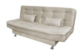 Sofá Cama Reclinável 2 Lugares 190cm Salomé Bege Matrix Sofá Cama Reclinável 2 Lugares 190cm Salomé Bege Matrix