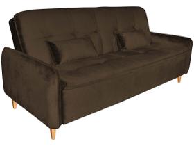 Sofá Cama Reclinável 2 Lugares 206cm Donna Marrom Matrix Sofá Cama Reclinável 2 Lugares 206cm Donna Marrom Matrix